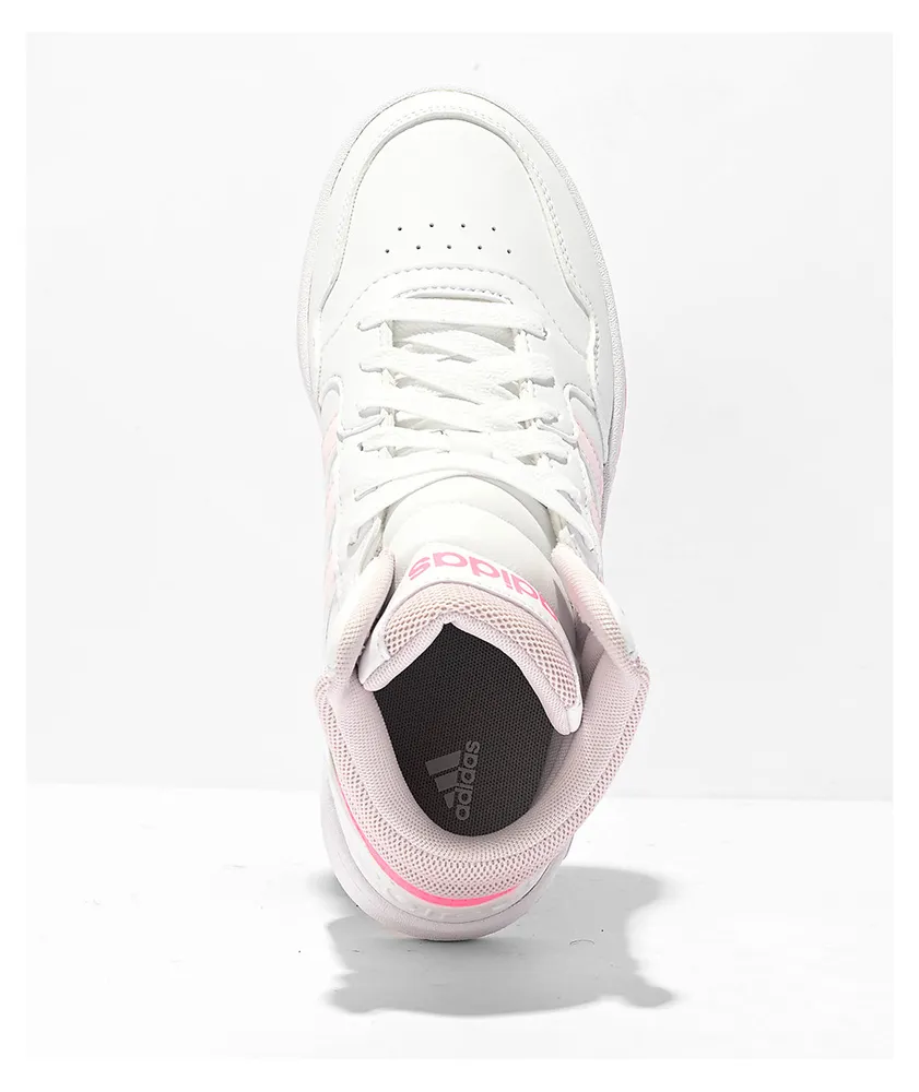 adidas Hoops 3.0 Mid Pink Shoes