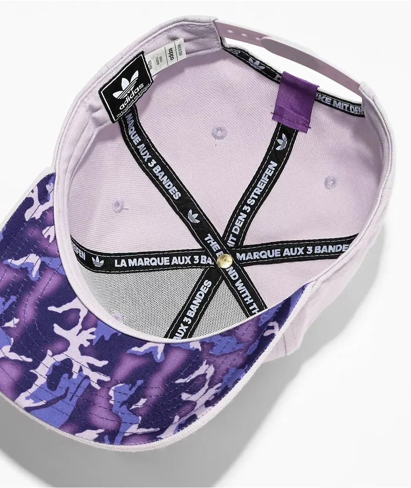 adidas Modern Camo Silver & Purple Snapback Hat