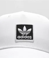 adidas Original Dart Trefoil Patch White Snapback Hat