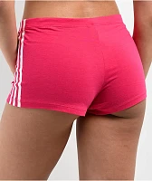 adidas Originals 3 Stripe Pink Lounge Shorts