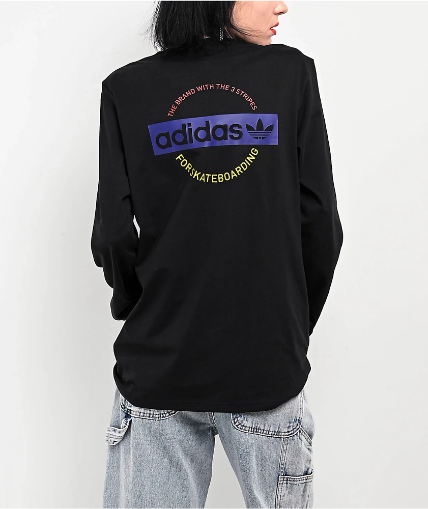 adidas Originals 4.0 Circle Black Long Sleeve T-Shirt 