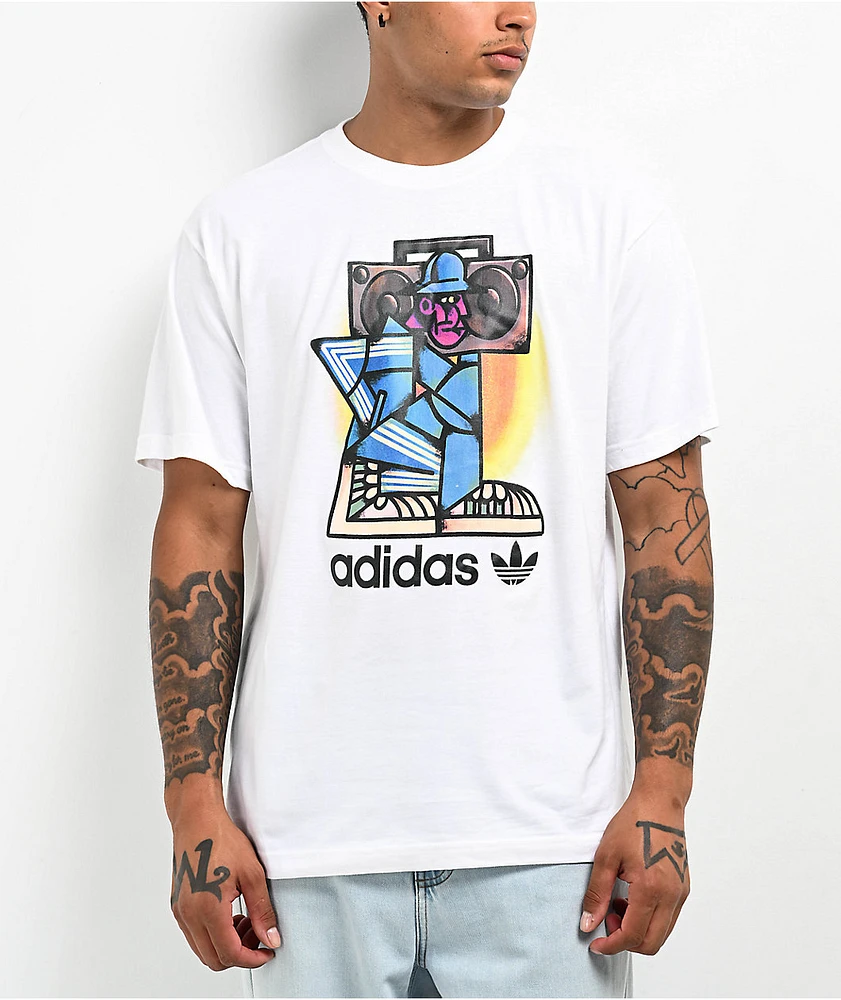 adidas Originals B-Boy White T-Shirt