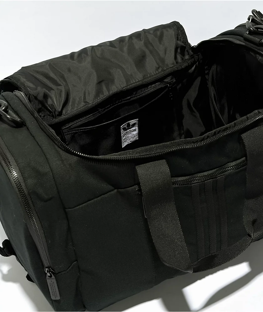 adidas Originals Black Canvas Duffle Bag