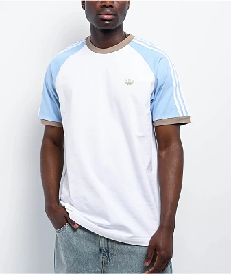 adidas Originals Cali White & Clear Sky T-Shirt
