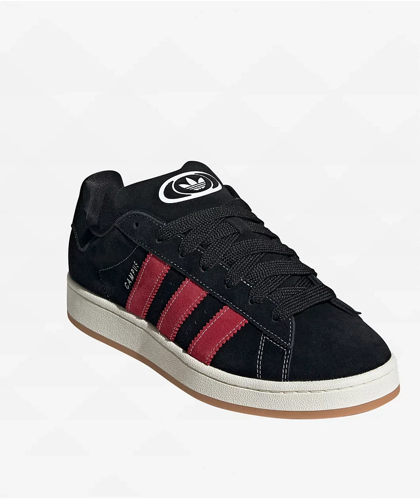 adidas Originals Campus 00s Black & Red Skate Shoes