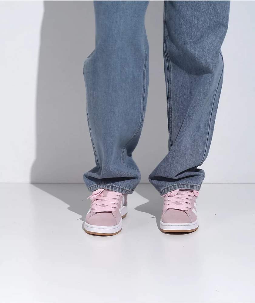 adidas Originals Campus 00s Clear Pink & White Skate Shoes