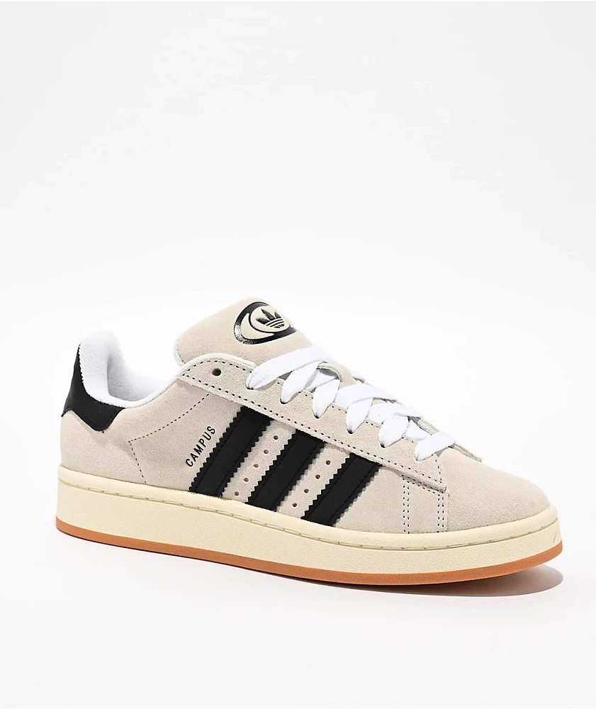 adidas Originals Campus 00s Crystal White & Core Black Skate Shoes