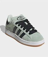 adidas Originals Campus 00s Linen Green, Core Black & Cloud White Skate Shoes
