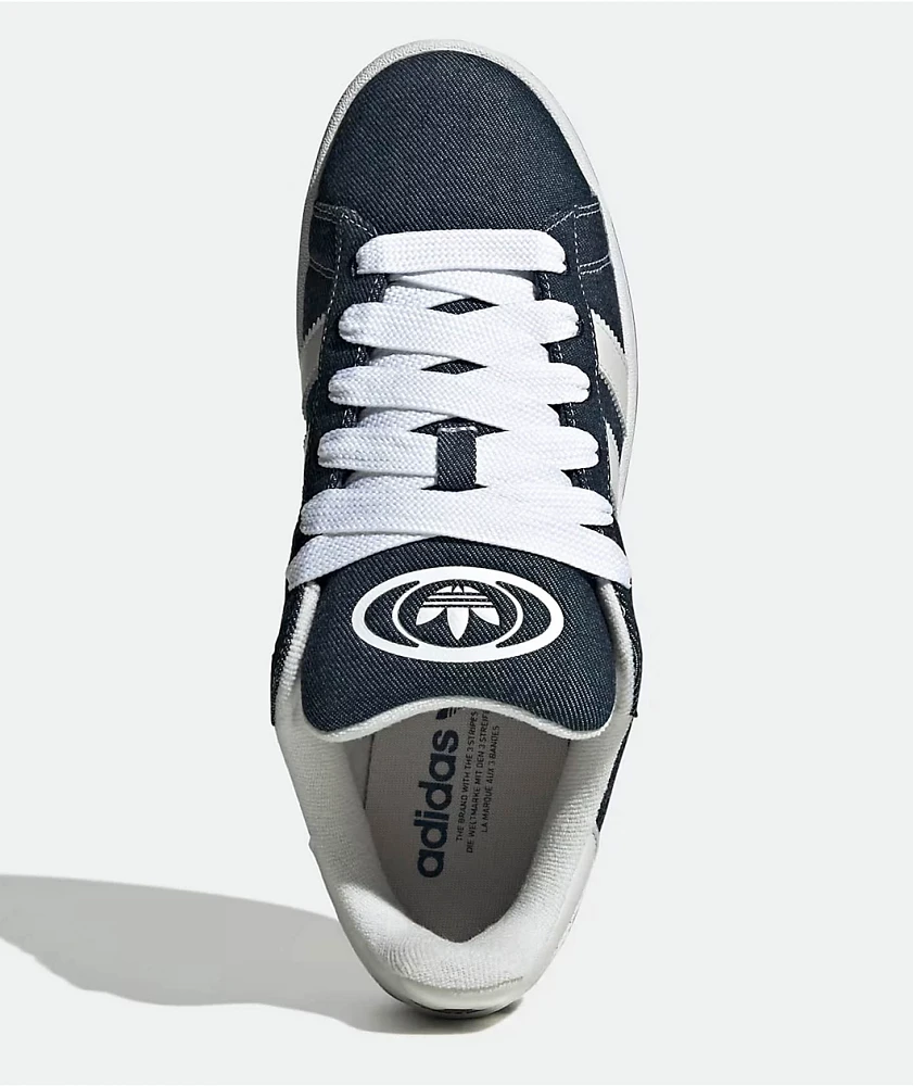 adidas Originals Campus 00s Night Indigo & Crystal White Skate Shoes