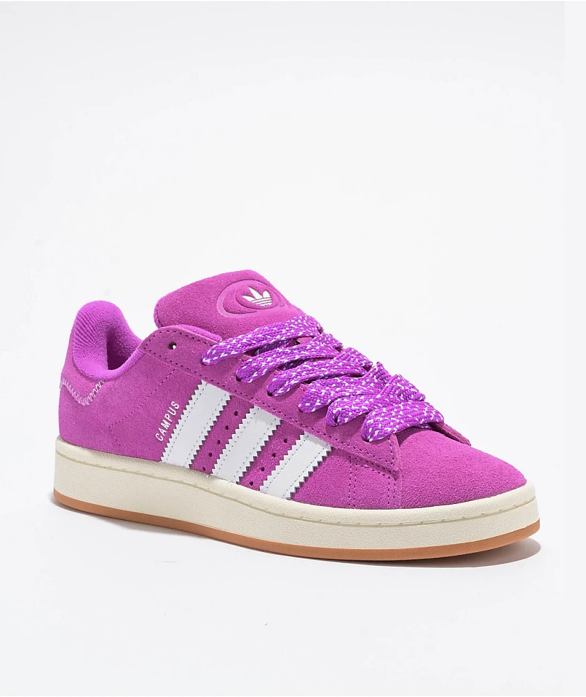 adidas Originals Campus 00s Semi Lucid Fuchsia & Cloud White Skate Shoes