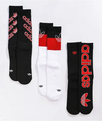 adidas Originals Defy 3 Pack Crew Socks