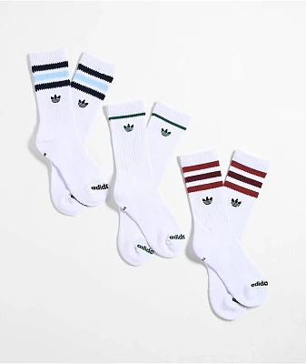 adidas Originals Kids Roller 3 Pack Crew Socks