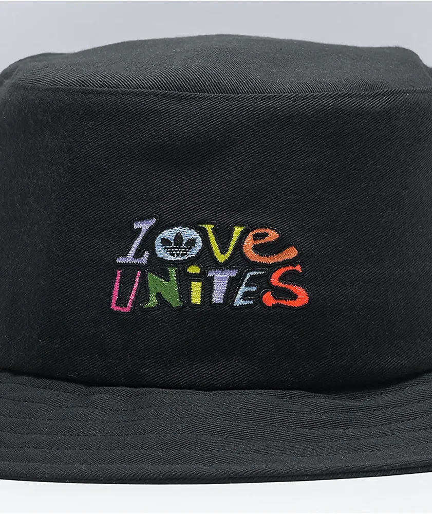adidas Originals Love Unites Black Bucket Hat