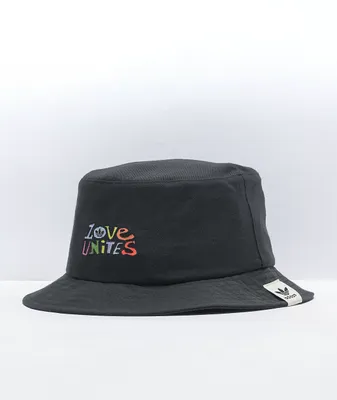 adidas Originals Love Unites Black Bucket Hat