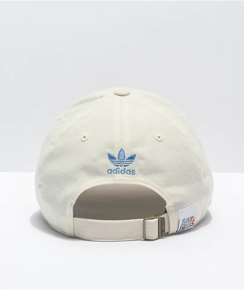 adidas Originals Love Unites White Strapback Hat