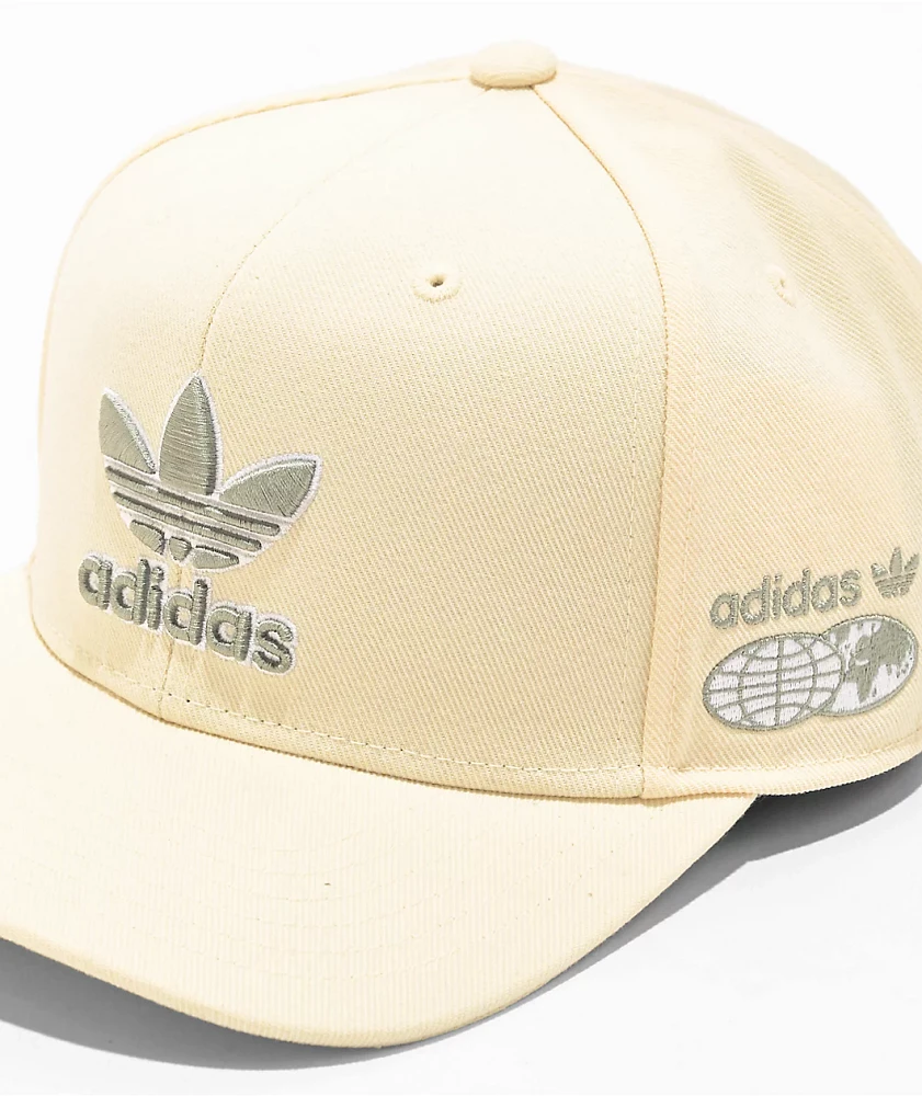 adidas Originals Modern 2.0 White & Stone Snapback Hat