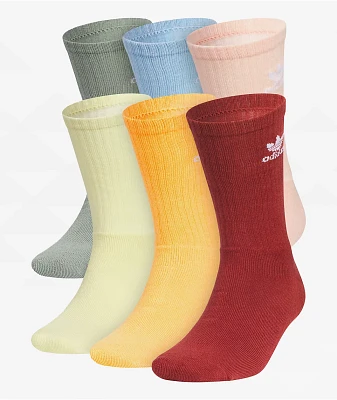 adidas Originals Pastel 6-Pack Crew Socks