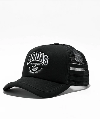 adidas Originals Rec League Black Trucker Hat