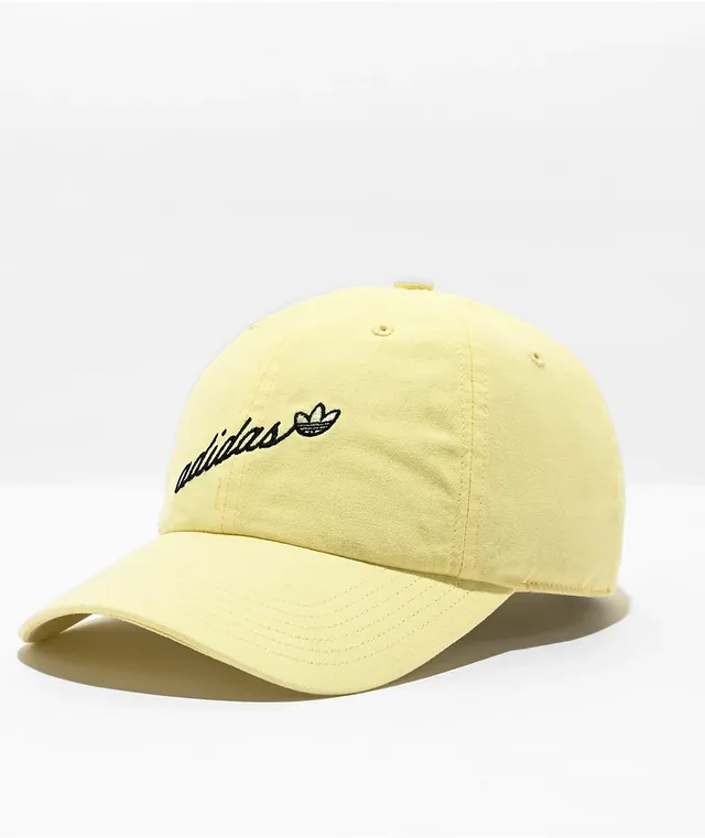 yellow adidas cap