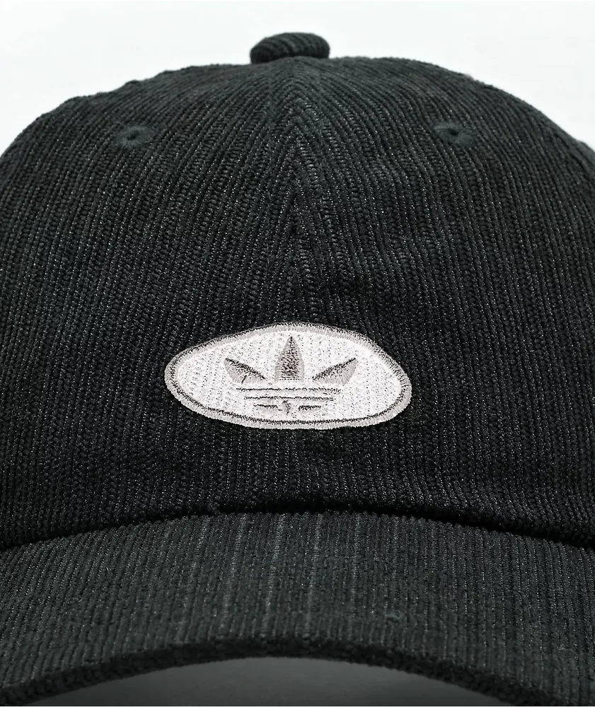 adidas Originals Sport Black Corduroy Strapback Hat