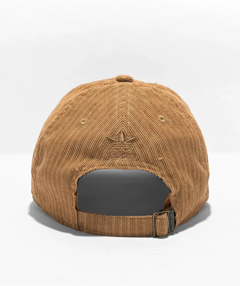 adidas Originals Sport Brown Corduroy Strapback Hat