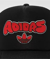 adidas Originals Street Black & Scarlet Trucker Hat