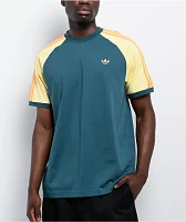 adidas Originals Superstar Green & Yellow Raglan T-Shirt