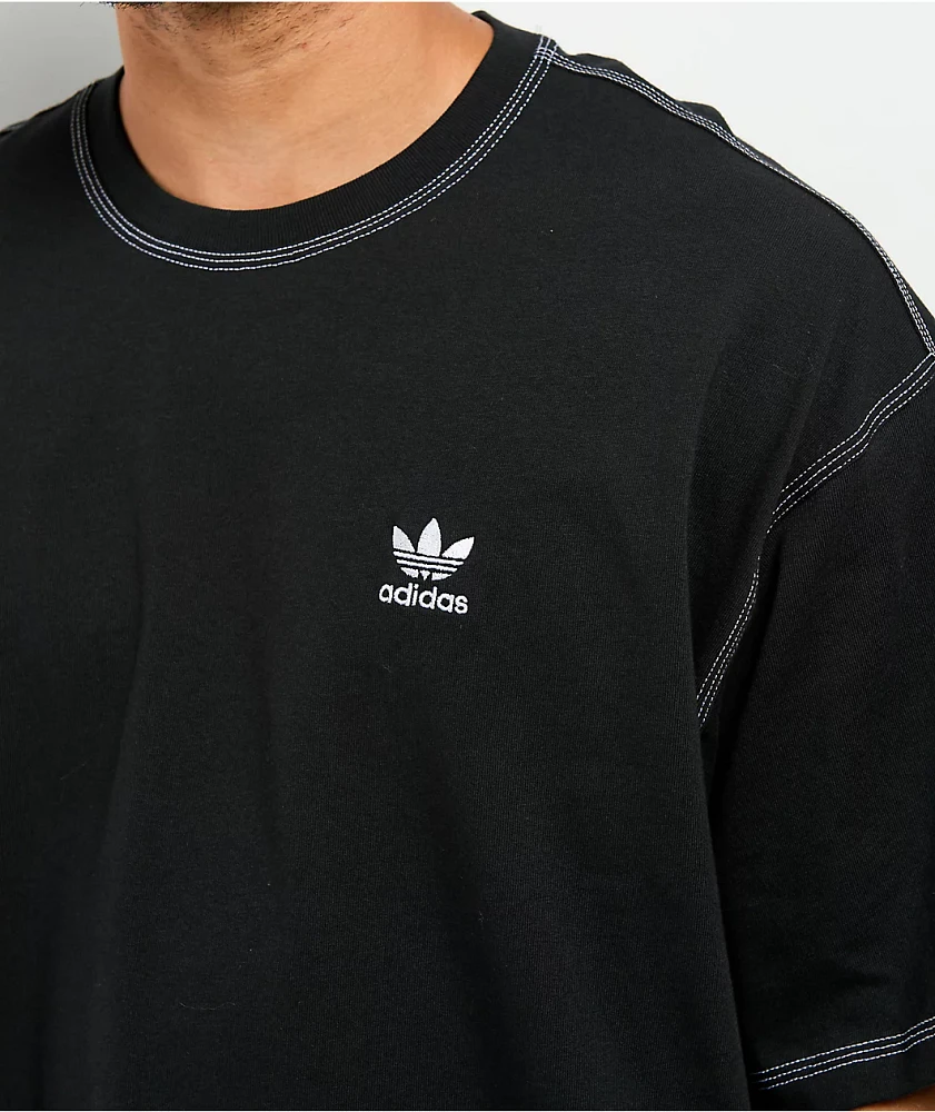 adidas Originals Trefoil Essentials Black T-Shirt
