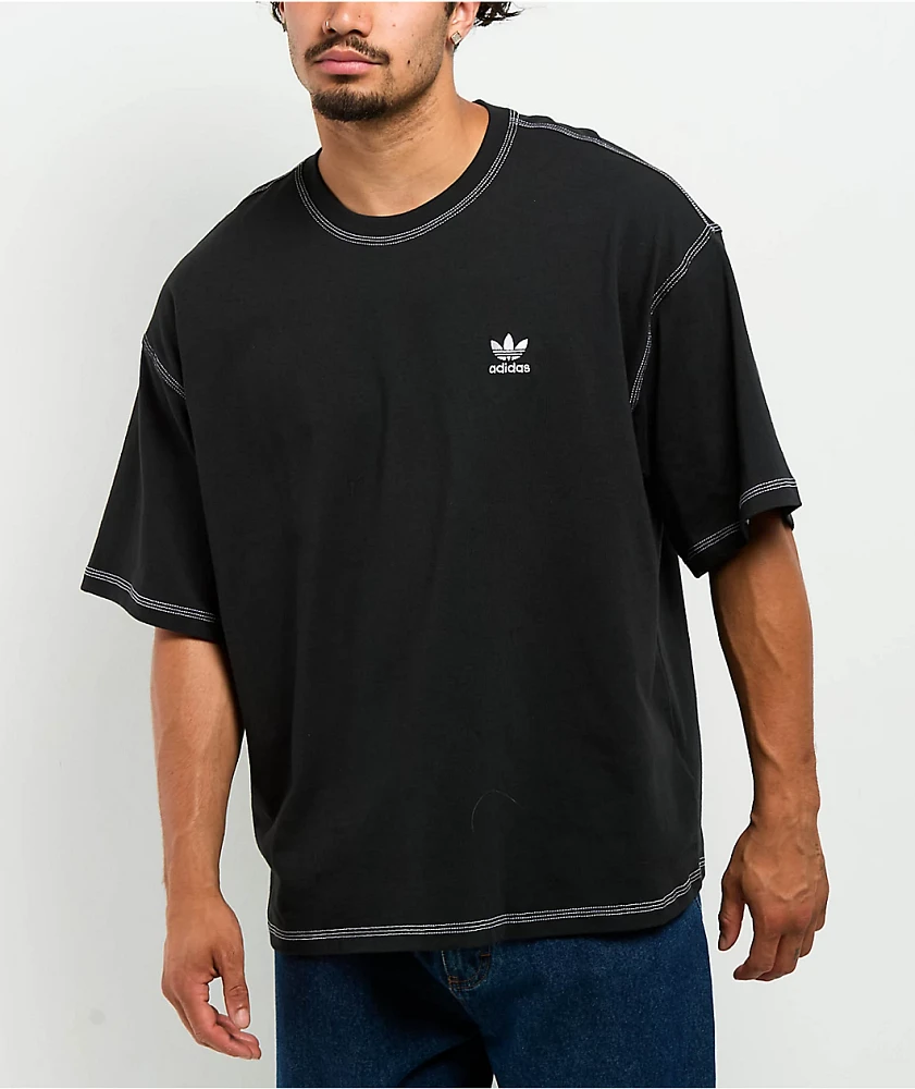 adidas Originals Trefoil Essentials Black T-Shirt
