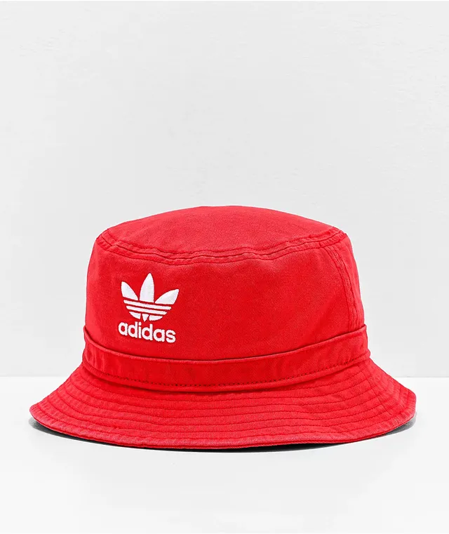 Adidas Originals Washed Red Bucket Hat | Mall of America®