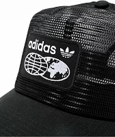 adidas Originals Worldwide Black Mesh Trucker Hat