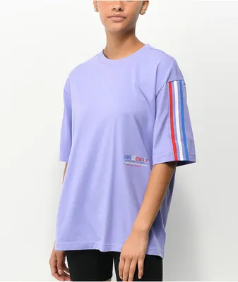 adidas Oversized Periwinkle T-Shirt