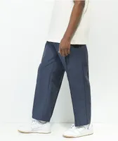 adidas Pintuck Navy Track Pants