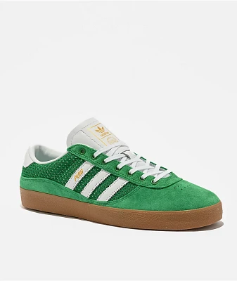 adidas Puig Indoor Green, Cloud White & Gum Skate Shoes