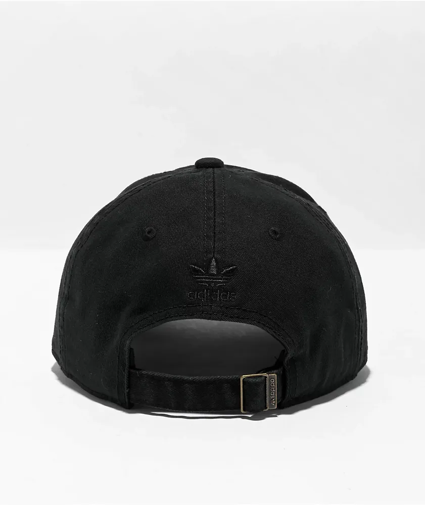 adidas Relaxed Black Strapback Hat