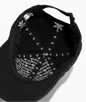 adidas Relaxed Mini Logo Black Strapback Hat