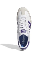 adidas Samba ADV Cloud White, Collegiate Purple & Gum Skate Shoes