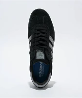 adidas Samba ADV Core Black, Grey Four & Gold Skate Shoes