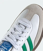 adidas Samba OG Cloud White & Green Shoes