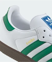 adidas Samba OG Cloud White & Green Shoes