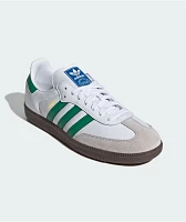 adidas Samba OG Cloud White & Green Shoes