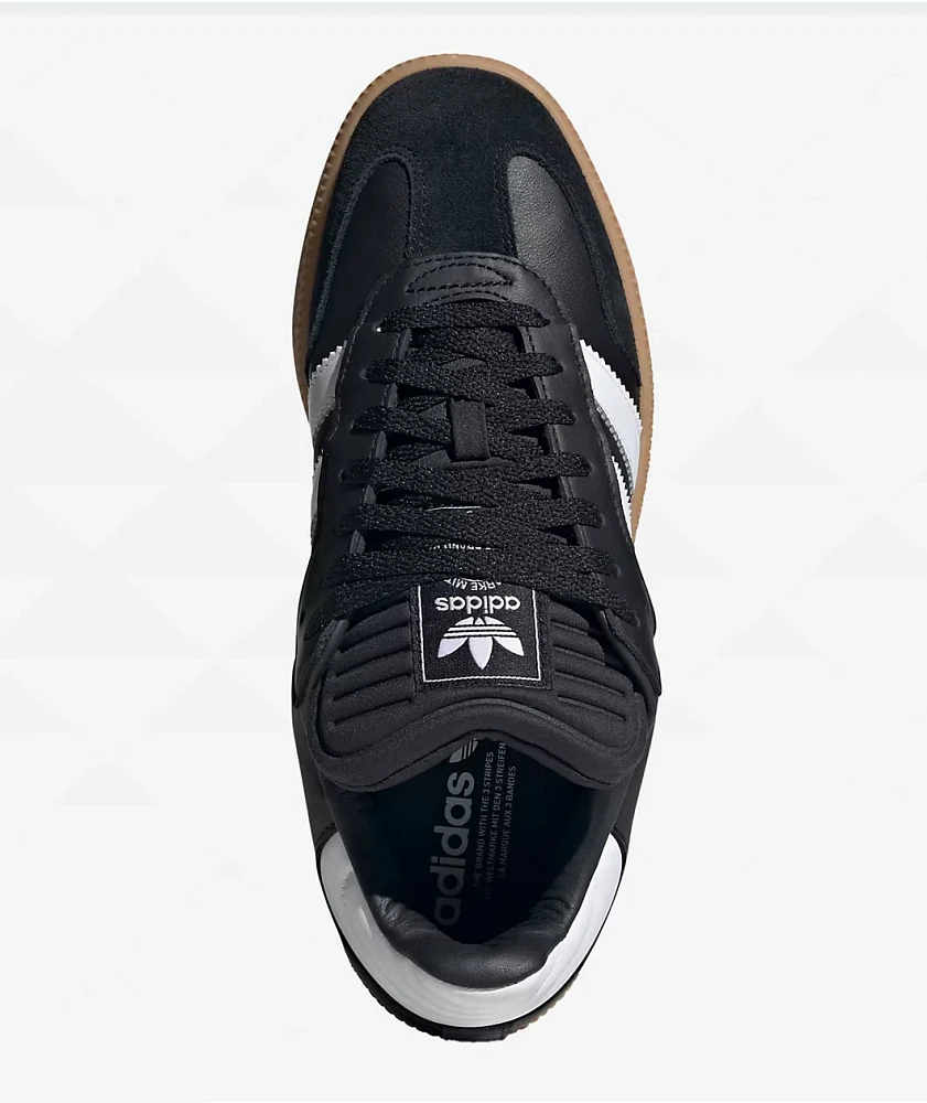 adidas Samba XLG Core Black & Gum Skate Shoes