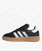 adidas Samba XLG Core Black & Gum Skate Shoes