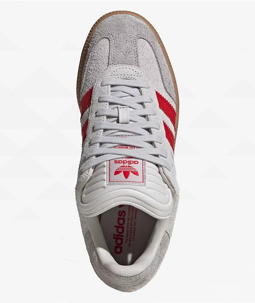 adidas Samba XLG Grey, Red & Gum Shoes