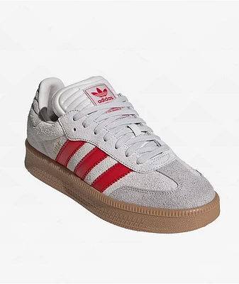 adidas Samba XLG Grey, Red & Gum Shoes