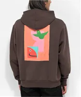 adidas Schmoofoil Painted Brown Hoodie