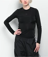 adidas Sheer Black Long Sleeve T-Shirt