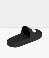 adidas Shmoofoil Black & White Slide Sandals