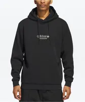 adidas Strike Through Black Hoodie