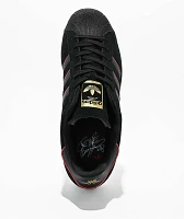 adidas Superstar ADV Felipe Core Black & Better Scarlet Skate Shoes